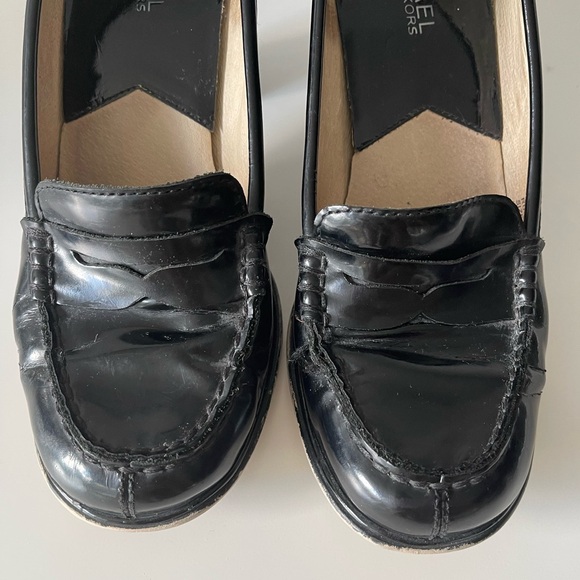 Michael Kors Patent Leather Block Heel Loafer - Picture 3 of 10